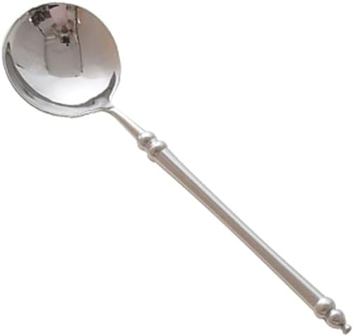 Cuillères à soupe, cuillères à soupe, cuillères à café, cuillère à dîner, cuillère à soupe ronde à long manche, cuillère à riz en acier inoxydable, cuillère à dessert, miroir domestique, cuillère givr