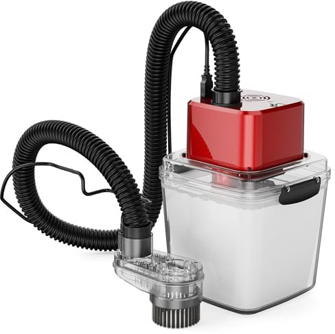 CNC Fräsmaschine Staubabsaugung, Luftfiltersystem und leistungsstarke Absaugung 6000Pa, große Kapazität 2.8L CNC Staubsauger Kit Kompatibel mit TTC450 Serie