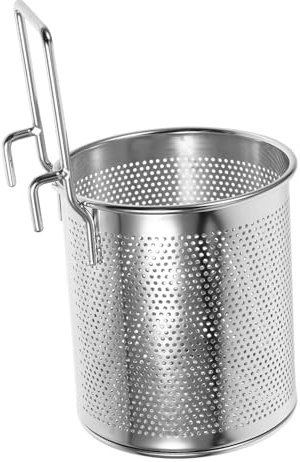 PHENOFICE Hot-Pot Hanging Basket Stainless Steel 10cm Straight Handle Hot-Pot Strain Basket for Hot Pot Filtering Cooker Accessories