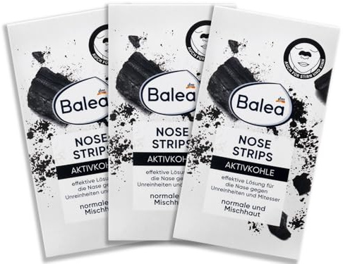 Balea Nosestrips mit Aktivkohle 3er Pack (3x3 Strips) mit 9 Strips