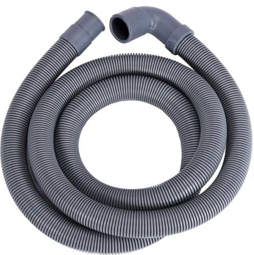 GCYEIDMA Washing Machine Hose 1/1.5/2M Washing Machine Dishwasher Drain Waste Hose Extension Pipe Kit Drain Pipe Holder For Flexible Washing Machine(1 Meter)