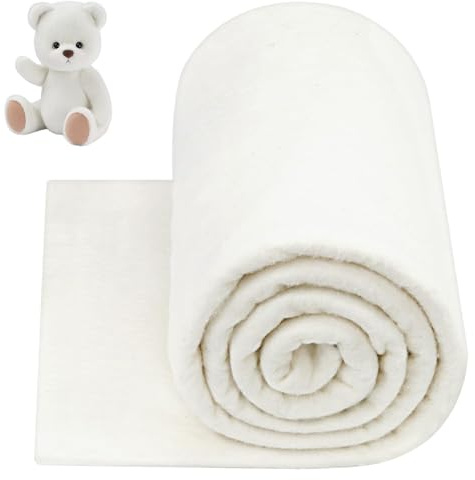 EULAPGOE Ouate de Courtepointe – Remplissage Naturel en Coton – Doux, Respirant et Chaud – 78,7 x 59 Pouces (2 x 1,5 m) – Idéal pour Couettes, Artisanat et Vêtements