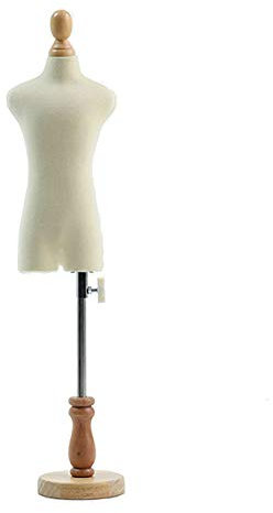 GLJTUO Mannequin-Schneiderpuppe, Torso, Mannequin-Torso, Kleine Schneiderpuppe, Puppen-Schneiderpuppe, Schaufensterpuppe, Schneiderpuppen, Höhenverstellbar, Dekoration, Puppenha,