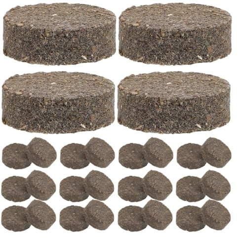 ULTECHNOVO 40pezzi Ardere Naturale Accendifuoco Per Barbecue Picnic e Blocchi Accendifuoco Per Fuochi Aperti e Pentole Calde