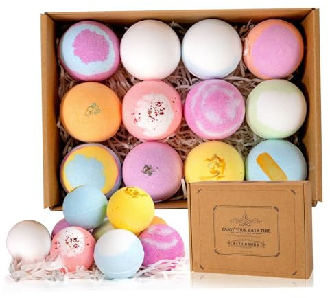 Bombes de bain 6 pièces 60 g Ingrédients naturels Bombes de douche Hydratantes Apaise la peau Soulage le stress Bulles bain SPA Indispensables pour les femmes Cadeaux
