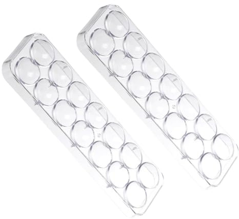 DECOMELODY 2 pezzi Stampo per Cioccolato DIY in Plastica e Durevole Facile da Usare per Pudding e Dolci Fatti