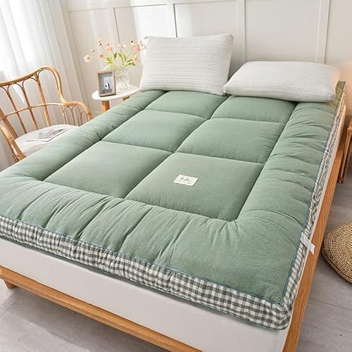 Futonmadrass – 10 cm tjock vikbar tatami-matta, bärbar sovdyna för gästsäng, studentrum, camping och resor, enkel förvaring