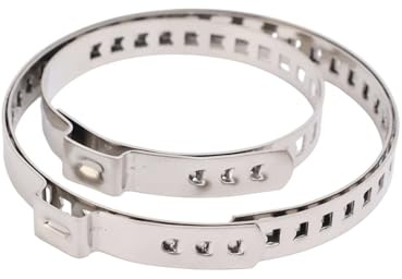 Ensemble inférieur Kits de colliers serrage pour soufflets cardan d'essieu en acier inoxydable, réglables 25 à 50 mm et 120 Accessoires automobiles Split Constant Velocity(1set)