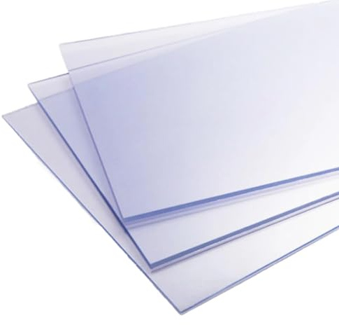 LoviStore Vetro Sintetico Lastra Pretagliata in Polistirolico Foglio Pannello Trasparente/Bianco Opaco Rigido per Fai da Te, Divisori, Cornici (Bianco Opaco, 100x100 cm spessore 2,5 mm)
