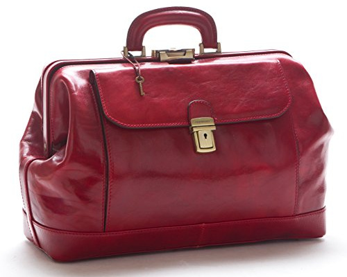 DD Firenze D&D - Arzttasche Classic - Made in Italy (Rosso)