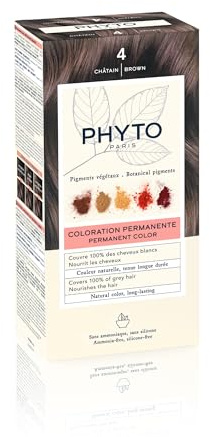 Color: Permanent Hair Dye by PHYTO Shade: 4 Brown