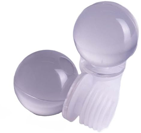 Tappo a sfera in plastica con stelo alettato confezione da 6 tappi (Neutro)