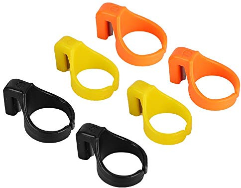 HEEPDD Sewing Thread Cutter Ring, Plastic Finger Thimble Line Cutting Tool for Yarn and Thread Line Cutting Tool for Yarn and Thread 6PCS Pack