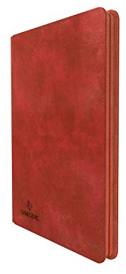 GAMEGEN!C Zip-Up Album 18-Pocket Red, Color Rojo (Gamegenic GG3103)
