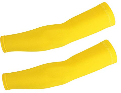 DETUCK Mangas para Brazos UPF50+, Protección Solar para Ciclismo, Brazaletes de Enfriamiento, Seda Hielo, Absorbente de Sudor, Secado Rápido, Transpirable, Alta Elasticidad, Mangas Anti-UV (un par