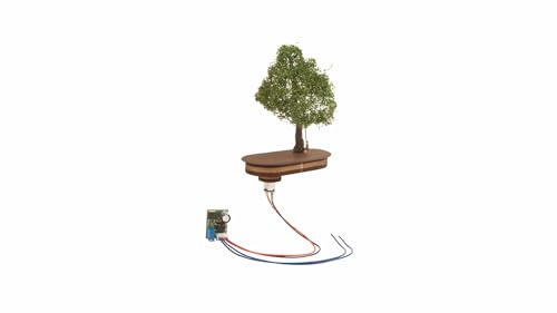 NOCH Micro-Motion Baum mit Schaukel, für Modellbau im Maßstab 1:120, Handkoloriert und Micro-Motion Technik