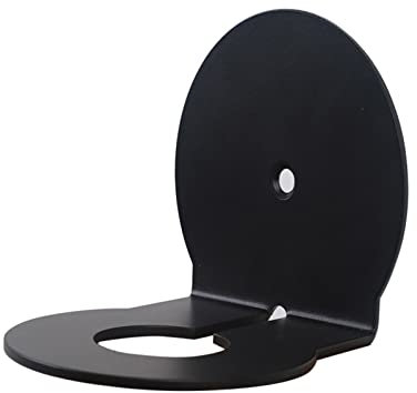 luckxuan Boxenständer Lautsprecherhalterung Lautsprecher-Wandhalterung Sound-Basisloch Freie Klangleistung Audio-Wandhalterung for Aufhängen (Color : Noir)