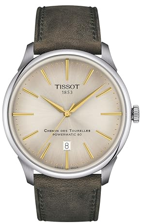 Tissot Herren Analog Automatik Armbanduhr Chemin des Tourelles