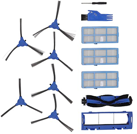 Fdit Hauptbürste Seitenbürstenfilter, Einwegfilter Kaffeefilter-Kit Staubsaugerzubehör für BG600 Staubsauger