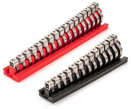 TEKTON 3/8 Inch Drive Crowfoot Wrench Set with Rack, 30-Piece (5/16-1 in., 8-24 mm) | WCF95301