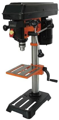 Perceuse à colonne de paillasse, Outil Électrique D'atelier, Perceuse À Vitesse De Broche Variable, Perceuse À Colonne, Moteur Puissant De 10 Pouces, Perceuse D'établi Compact et haute précision