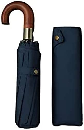 Taschenschirm, automatischer Regenschirm für Herren, Corporation, Business, Outdoor, Golfschirme, winddichter Sonnenschirm, Marineblau, A