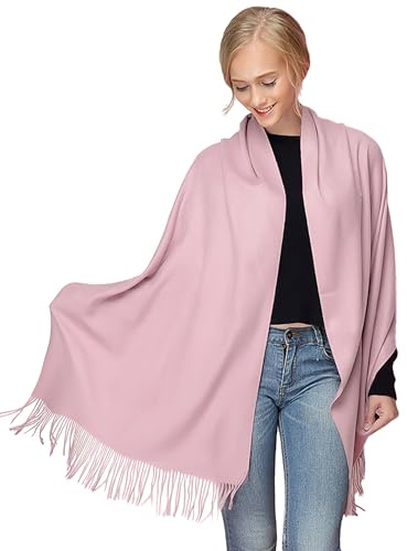 Moschen-Bayern Pashmina Stola Damen für Abendkleid Kaschmirstola Kaschmir Schal Umhang Paschmina Schwarz Rot Creme Rosa Pink Blau Grün Beige Ivory Elfenbein Weiß