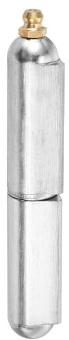 QUARKZMAN Bisagras de Barril para Soldar 1 Paquete 4 Largo 3/4 Diámetro - Bisagras de Soldar Desmontables de Acero Inoxidable 304 con Engrasador para de Remolque Pasador de 7/16