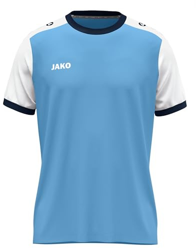 JAKO Unisex tröja Dynamic, kortärmad, skyblå/vit/marinblå, XL