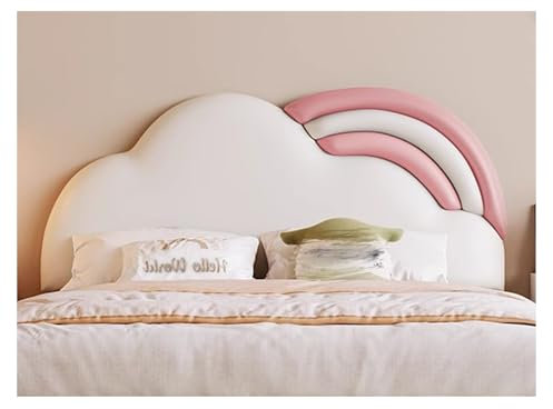 XILYZMO Softwalls Wandkissen, Kinderzimmer- Wandaufkleber 3D Antikollisions- Wandpolster, Dekorative Schutzpaneele Wand- Montierte Paneele, Keil- Lesekissen Kopfteilkissen(B,150x60cm)