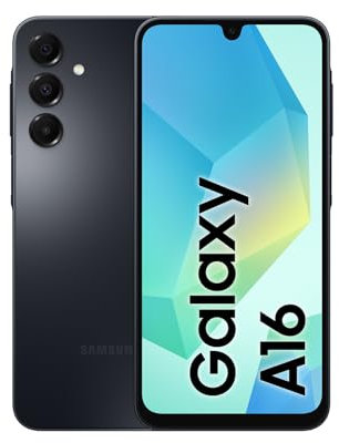 Samsung Galaxy A16 4G LTE Smartphone Android Dual SIM Cellulare 4GB RAM 128GB di memoria Nero