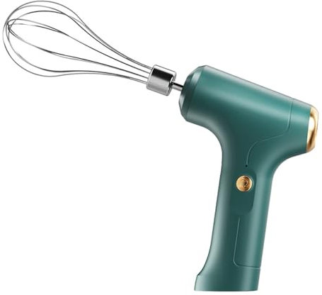 FACAILUO Miscelatore manuale elettrico portatile Preparazione rapida Miscelatore per uova a mano Opzione elettrica Cordless a 3 velocità con fruste