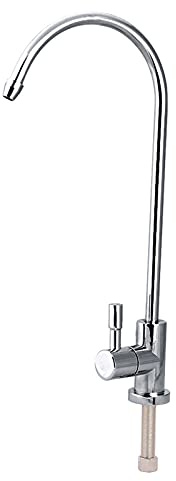 Cocoarm Goose Neck Kitchen Faucet, 360 Degree Rotation, Zinc Alloy Water Filter Tap, Under Counter Compatible for Water Filters, Purifiers