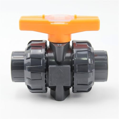 PVTLCYBI 1 Stück Innendurchmesser 20–63 mm PVC-Kugelhahn Aquarium Wasserversorgungsrohr 2-Wege-Ventil Gartenbewässerung Bewässerungsrohr Absperrventil(Inner Diameter 50mm)