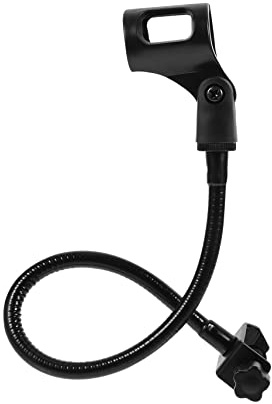 1 Stk Mikrofonständer Karaoke Low-Profile-Mikrofonarm Aufhänger für Kopfhörerständer Gestell steht mikrofonstativ microphone stand handyhalterung Mikrofonhalter Eisen Black