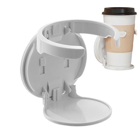 LearnLyrics Portabebidas Ajustable Plegable Portavasos Portavasos Plegable Soporte De Pared Para Portabebidas Plegable Y Ajustable | Soporte De Lata Plegable Sin Punzonado, Para La Mayoría De Tamaños