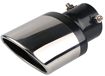 Terminale Scarico Auto,Silenziatore Auto Tubo di rivestimento universale di scarico dell'automobile della macchina della cabina di scarico della macchina(Straight)