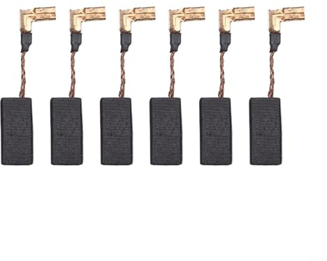 Sustainained Performance - Set di 6 spazzole di ricambio in carbonio per smerigliatrici angolari Dewalt
