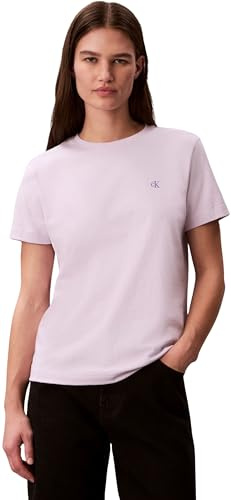 Calvin Klein Women’s Short Sleeve Round Neck Archive Jersey T-Shirt