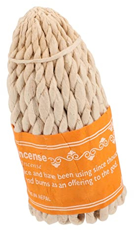 MAGICLULU Nepal Seilweihrauch Tibetischer Duftseil Weihrauch 50 Stück Für Meditation Aromatherapie Yoga Spa Gebet Innen- Und Außenbereich 4.33X1.57X1.57In