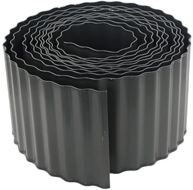 Bordillo Jardín - Bordillo Césped para Patio, Piscina | Valla Metálica Flexible Ondulada 32,8 FT con Estructura Resistente y Fácil Instalación, Organización Única, Ideal para Espacios Exteriores