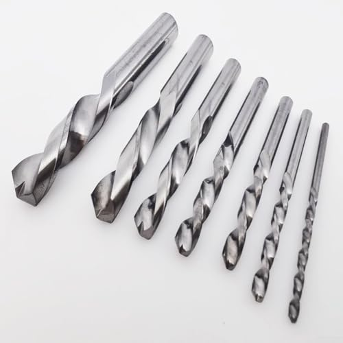 Left Hand Drill Bits Set, Hardened Carbide Reversing Drills For Extracting Stripped Bolts, 3-8mm Straight Shank Broken Bolt Remover Tool(5mm)