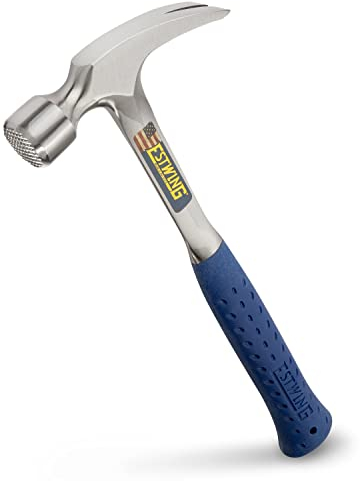 Estwing E3-22SMR 22oz 13.5-inch Milled Face Framing Hammer with Vinyl Shock Reduction Grip