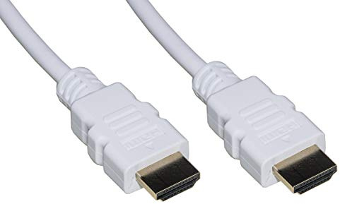 LINK LKCHDMI30B - Cavo HDMI® 3 m – 4Kx2K, Contatti Dorati, Bianco, Alta Velocità per PC, Notebook, TV e Home Theater