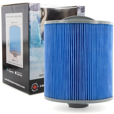 CANADIAN SPA CO. Glacier Silverstream Filter, Hot Tub Filter, antimikrobieller Schutz, Silberionen-Technologie, Hot Tub Zubehör