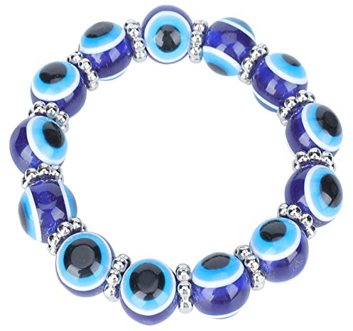 Evil Eye Bracelet, Delicate And Professional Turkey Blue Eye Bracelet, Evil Eye Bead Bracelet For Protection And Blessing