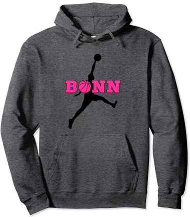 Bonn Basketball Fan Support Rheinland Stadion pink Pullover Hoodie