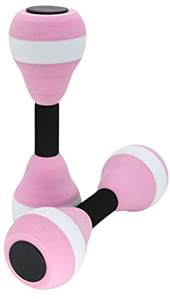 2 Sets Lightweight Aquatic Water Dumbbells - Soft Foam Exercise Weights for Pool and Swimming Aerobics