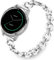 TRUMiRR Correa Reemplazo para Garmin Venu 2S/Vivoactive 4S/Vivomove 3S, 18mm Pulsera Reloj de Acero Inoxidable Joyería Femenina Pulsera para Fossil Frauen Gen 6 42mm,Withings ScanWatch 38mm