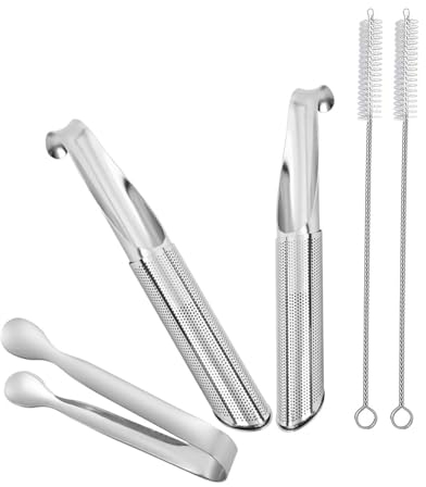 Niaciswe Infusor de Te de Acero 5 Piezas Colador de te de Malla de Mango Largo Difusor de te Infusor de te Infusor de te Reutilizable Hoja de té Colador de te Filtro de te de Hojas Sueltas para Hierba